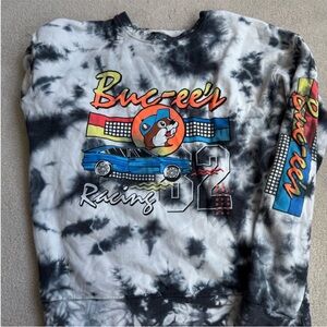 Buc-ee's Racing Sweatshirt - Black and White